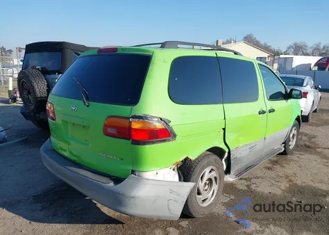 2000 Toyota Sienna Le z USA, uszkodzony, nr VIN 4T3ZF13C1YU192117